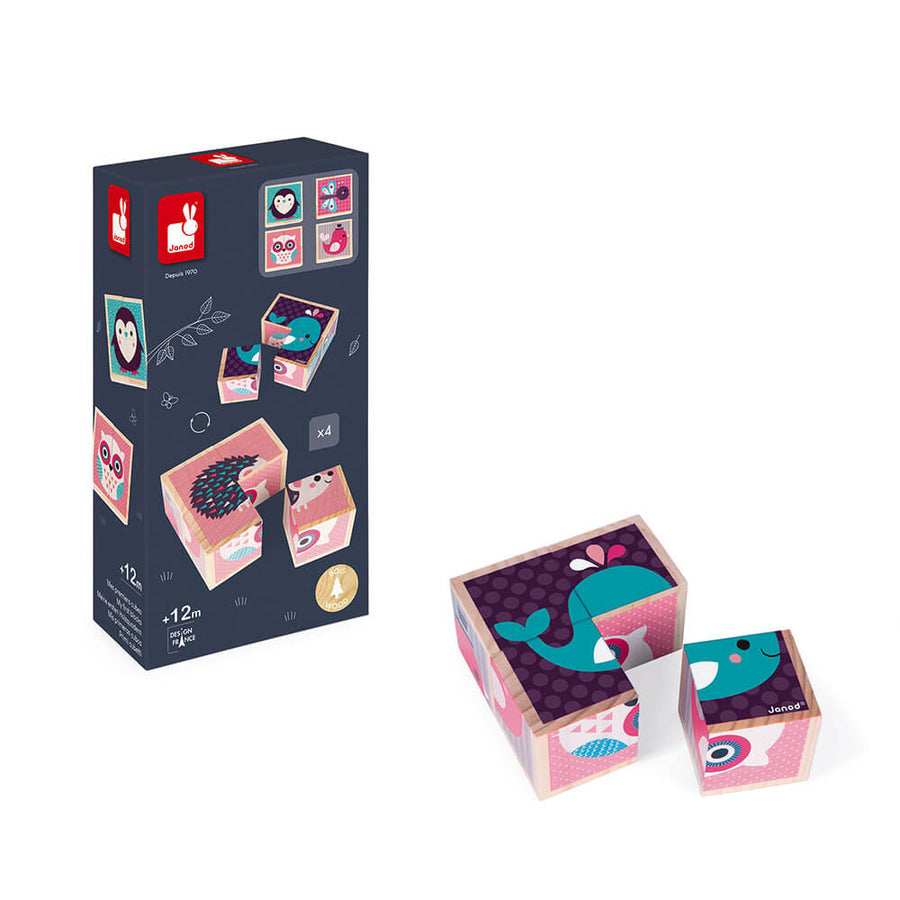 Mes Premiers Cubes - Puzzle Bébés Animaux