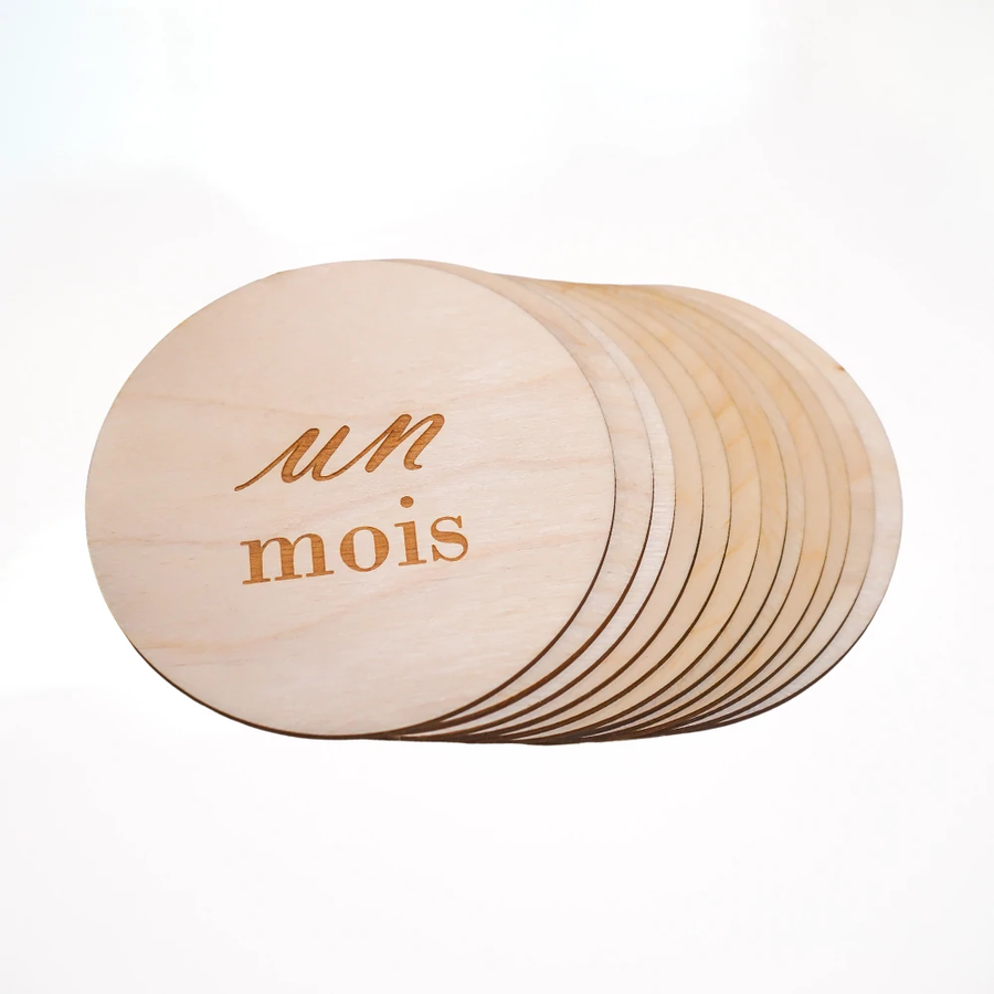 Pastilles de Bois - 12 Premiers Mois - Français - Italique