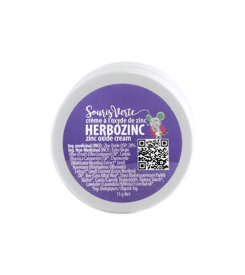 Crème pour les Fesses Herbozinc 15g - Format Voyage