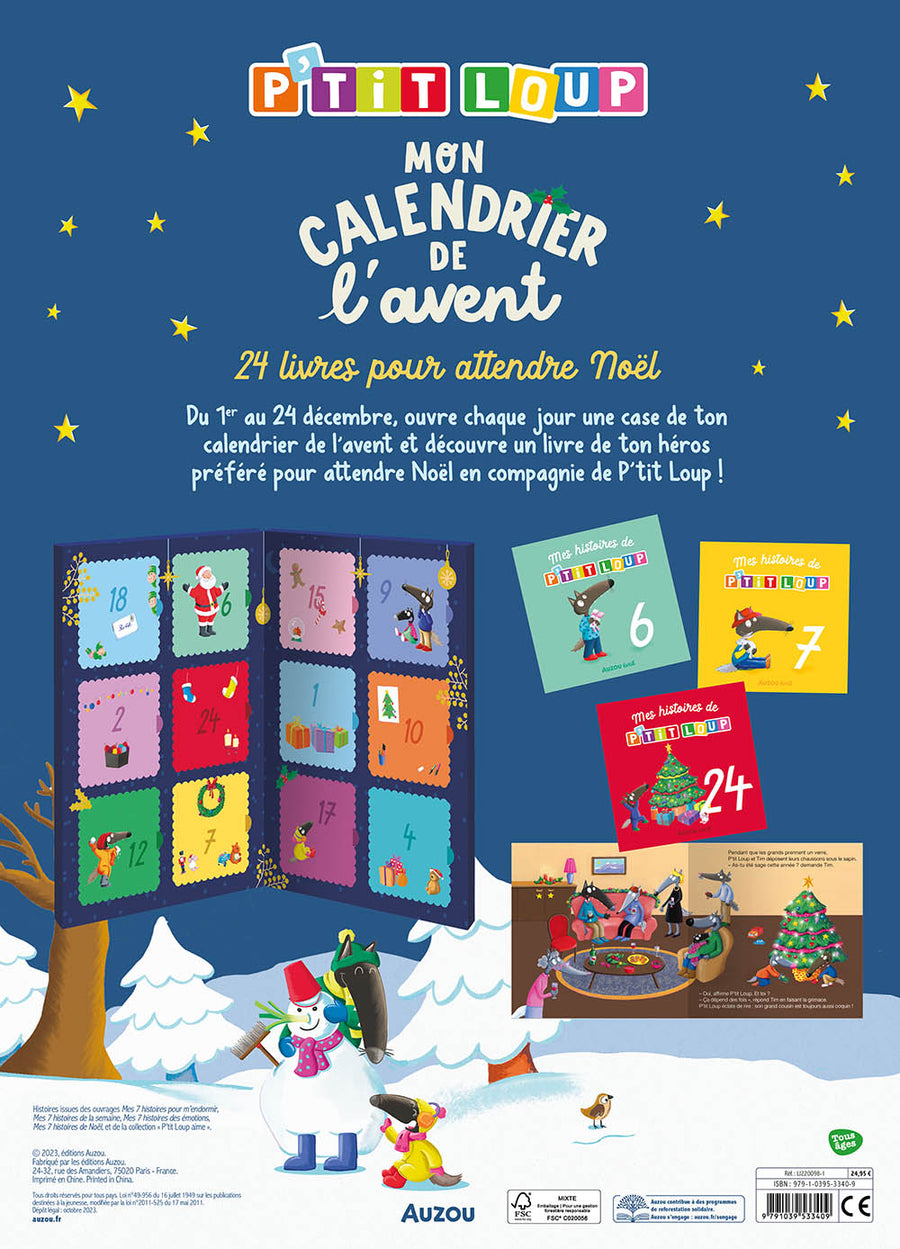 Mon Calendrier de l’Avent P’tit Loup