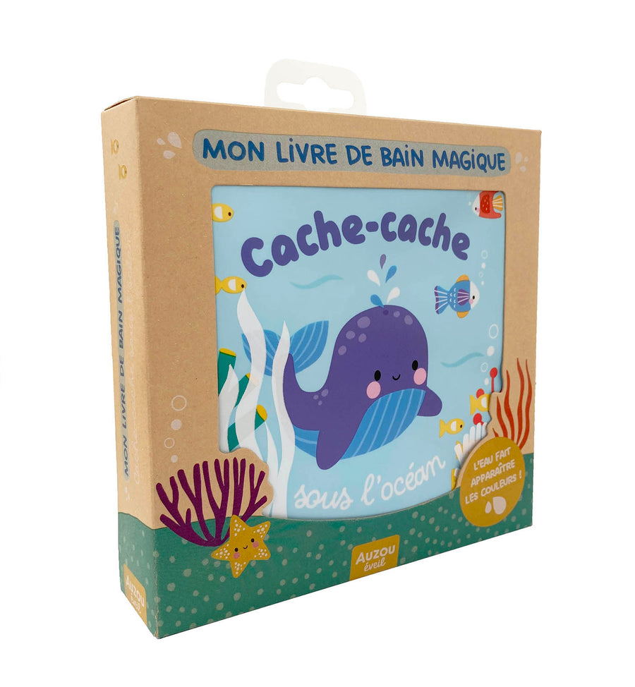 Cache-Cache Sous l’Océan - Mon Livre de Bain Magique
