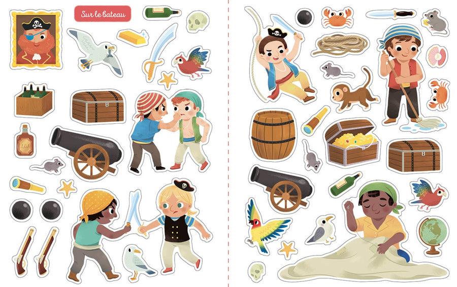 Mes 500 Autocollants - Pirates