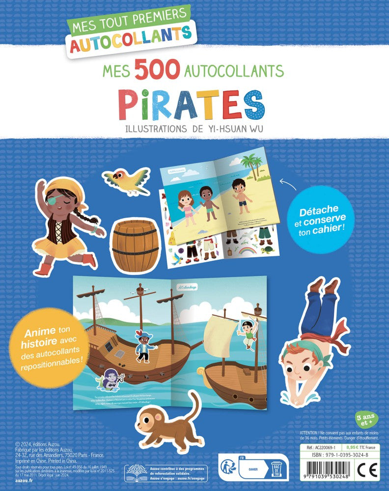 Mes 500 Autocollants - Pirates