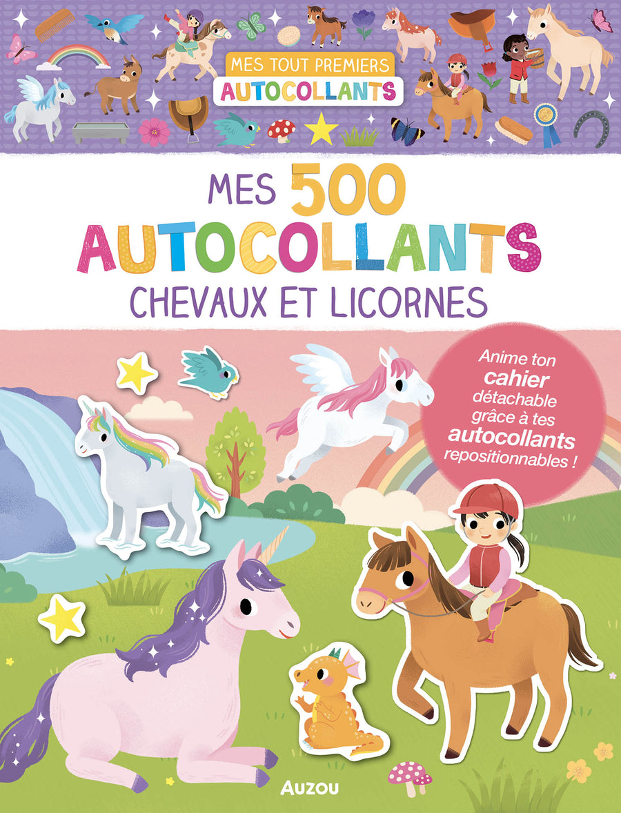 Mes 500 Autocollants - Chevaux et Licornes