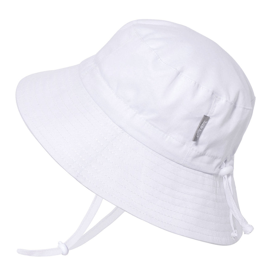 Chapeau de Soleil Résistant à l'Eau - Bucket Hat - Blanc