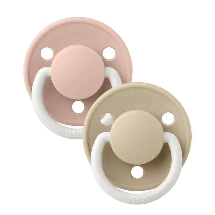 Suces BIBS en Silicone - Vanille/Blush (De Lux Glow)