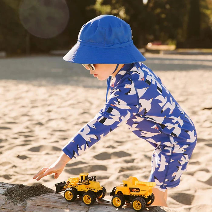 Chapeau de Soleil Résistant à l'Eau - Bucket Hat - Marine