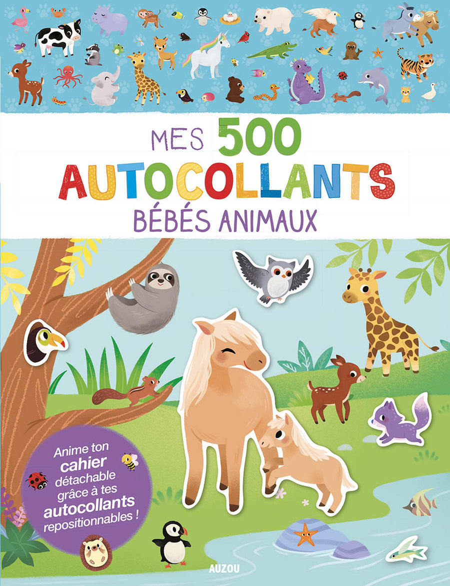 Mes 500 Autocollants - Bébés Animaux