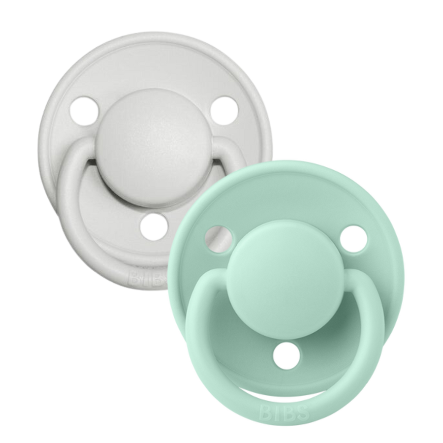 Suces BIBS en Silicone - Bruine/Menthe Nordique (De Lux)