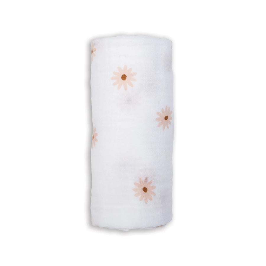 Doudou mousseline - 100% Coton - Marguerites