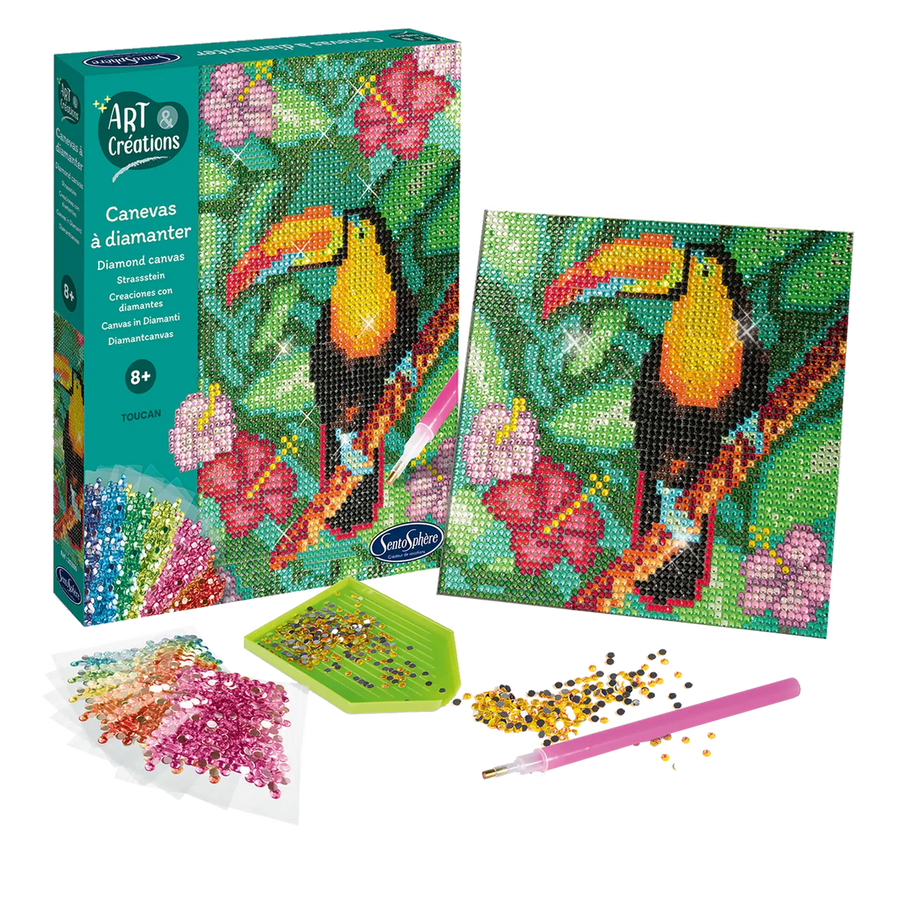 Canevas à Diamanter - Toucan