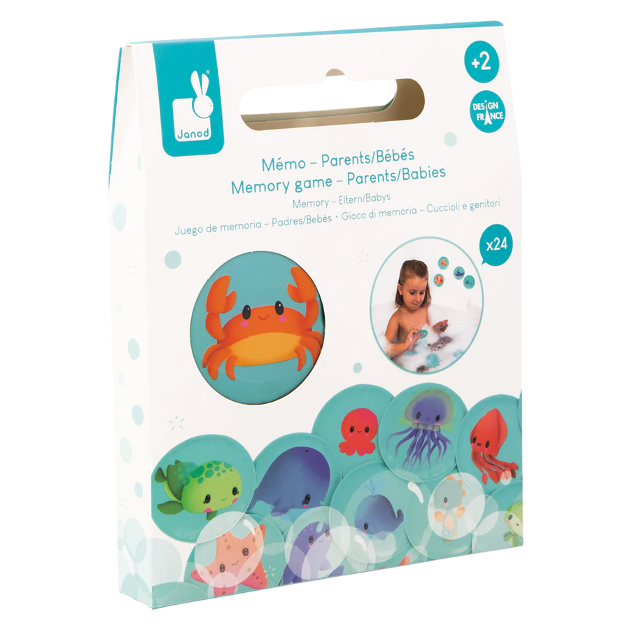 Jeu de Mémoire pour le Bain - Bébés Animaux