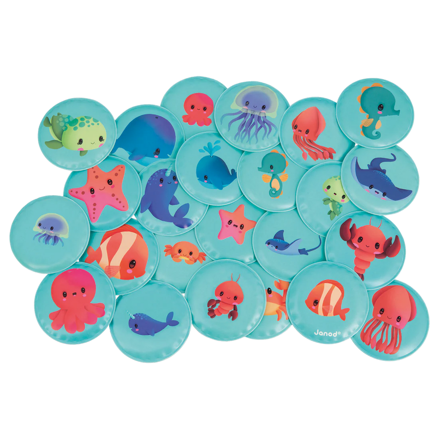 Jeu de Mémoire pour le Bain - Bébés Animaux