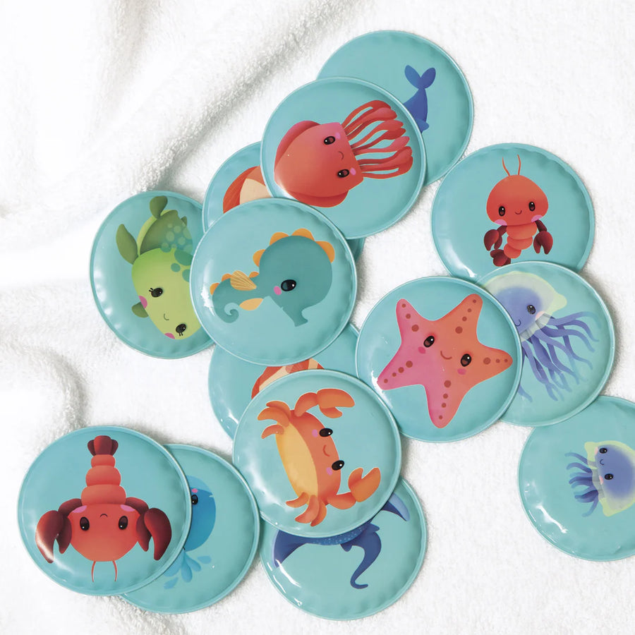 Jeu de Mémoire pour le Bain - Bébés Animaux