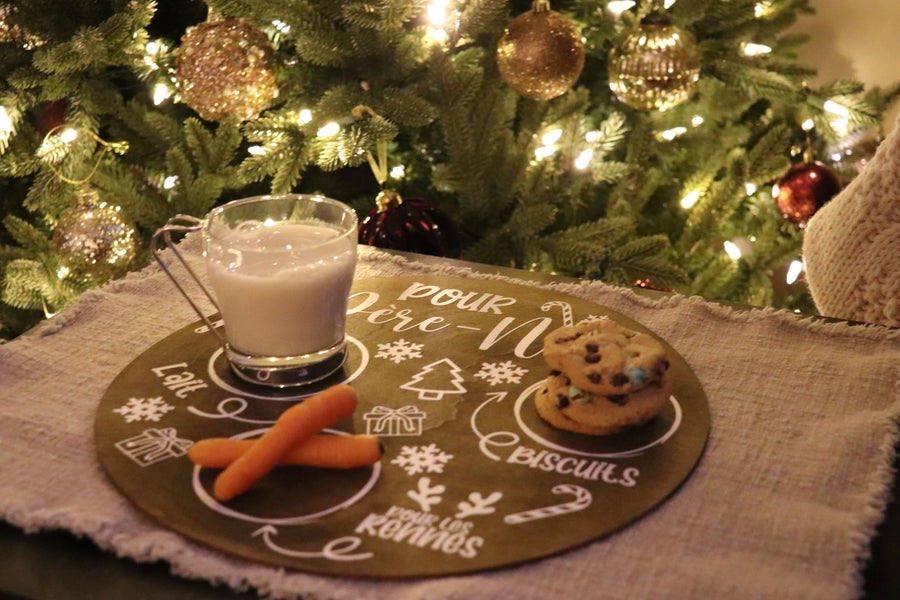 Assiette de Biscuits pour le Père Noël