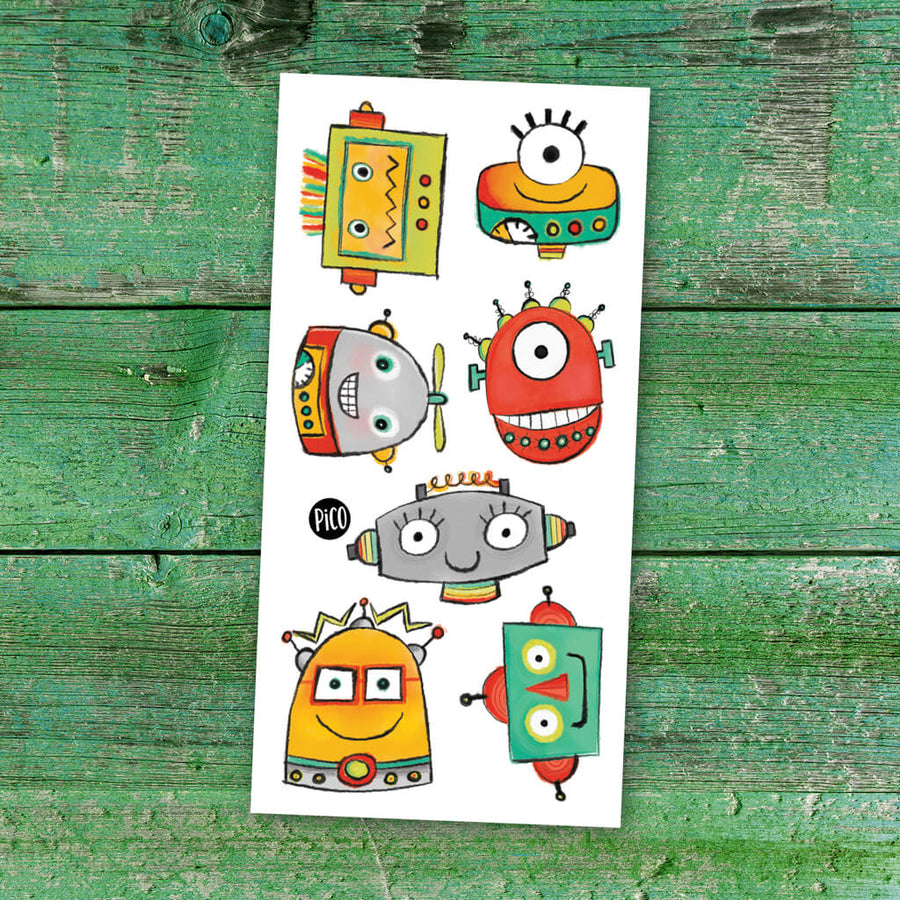 Temporary Tattoos - Robots