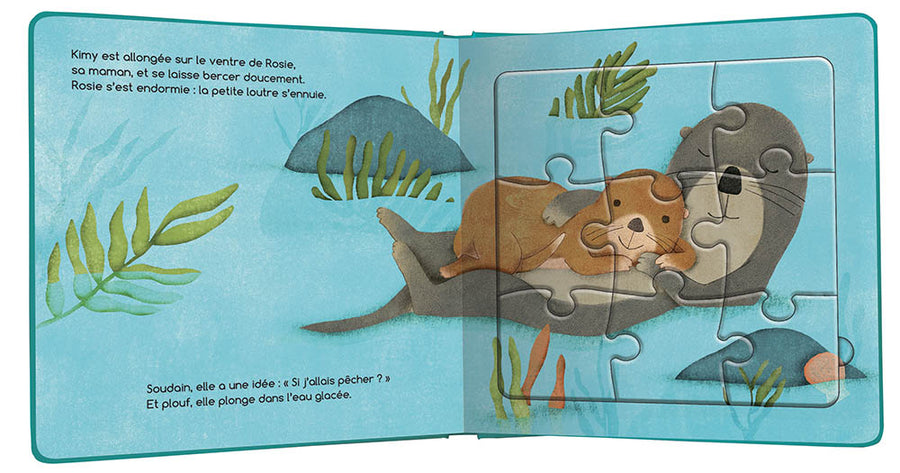 Livre Puzzle - Sous l'Eau avec Kimy la Loutre