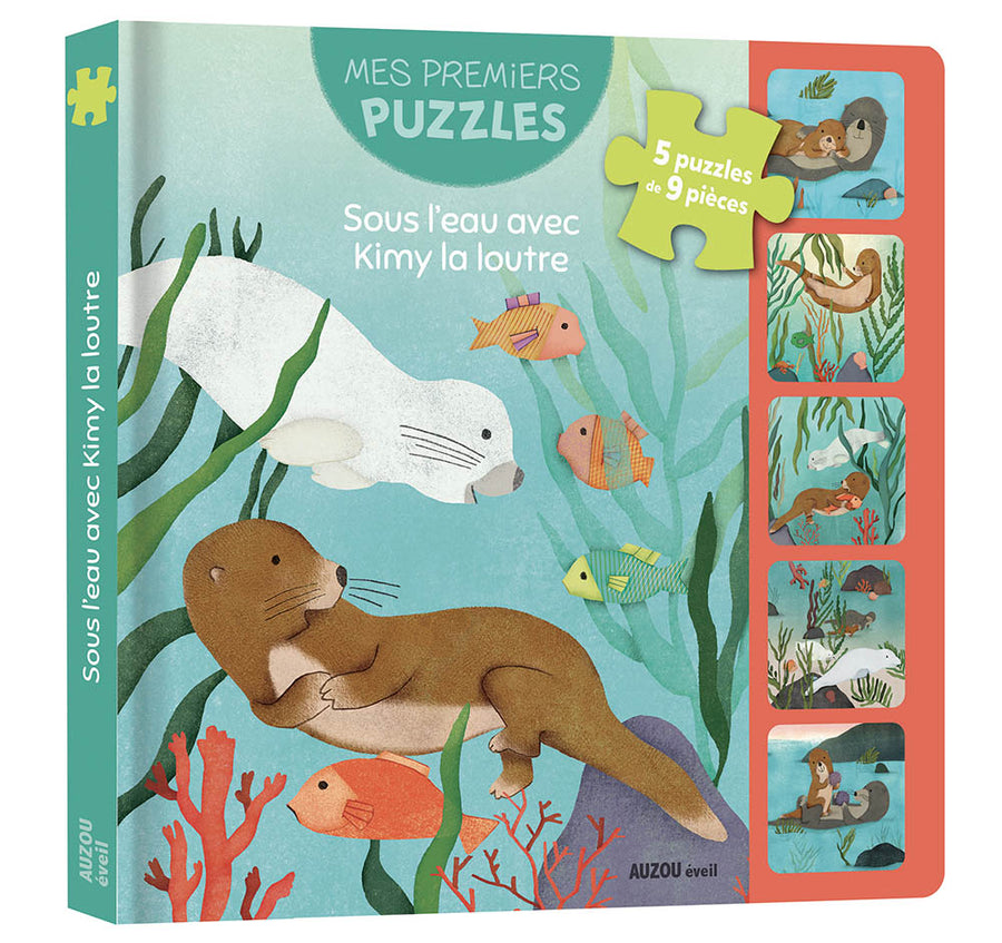 Livre Puzzle - Sous l'Eau avec Kimy la Loutre