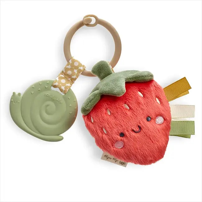 Copain Peluche + Dentition - Fraise