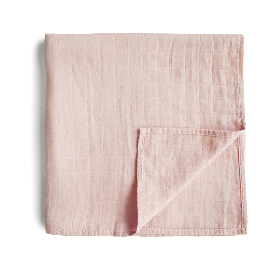 Ultra-Soft Muslin Blanket - Organic Cotton - Blush