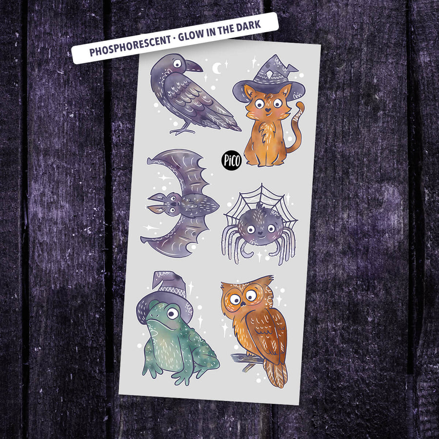 Temporary Tattoos - Night Animals