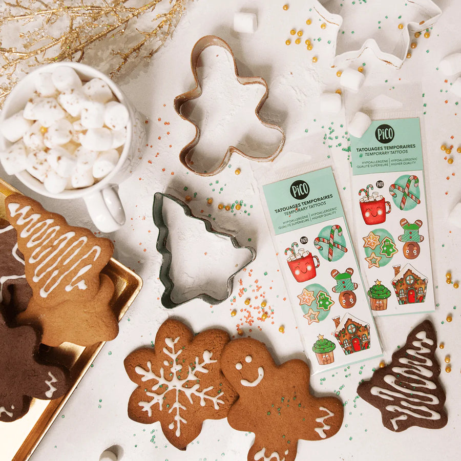 Temporary Tattoos - Christmas Treats