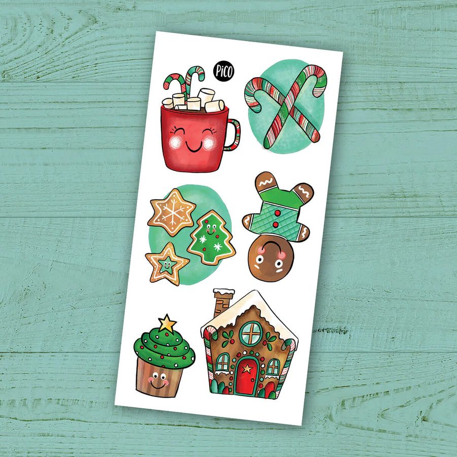 Temporary Tattoos - Christmas Treats