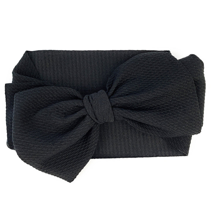 Bandeau à Boucle Géante - Noir