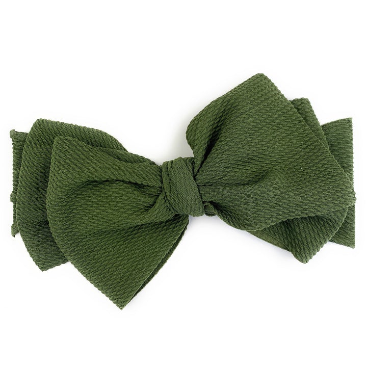 Bandeau à Boucle Géante - Vert Forêt - 3 mois à 4 ans