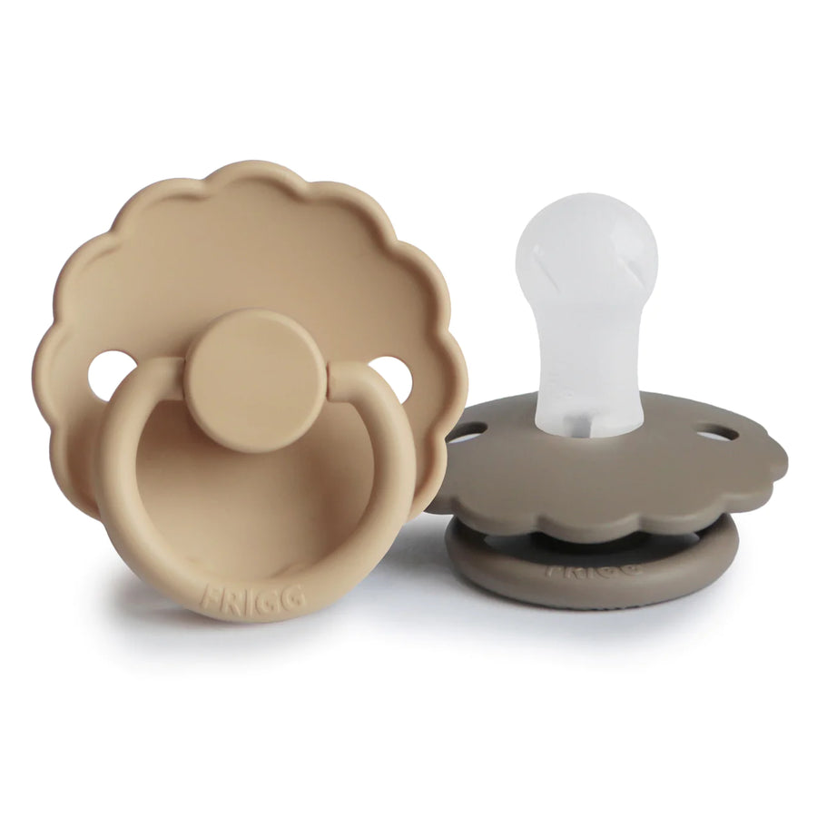 Suces FRIGG Silicone - Croissant/Portobello (Daisy) (6-18 mois)