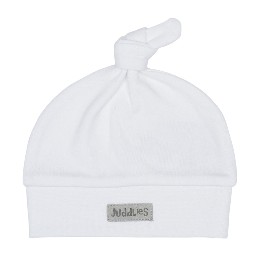 Tuque pour Nouveau-Né - Blanche - 0 à 4 mois