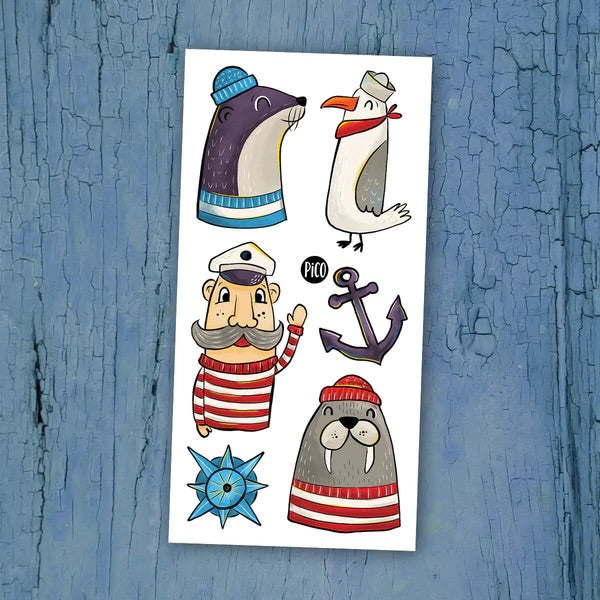 Temporary Tattoos - Hey Oh Captain!