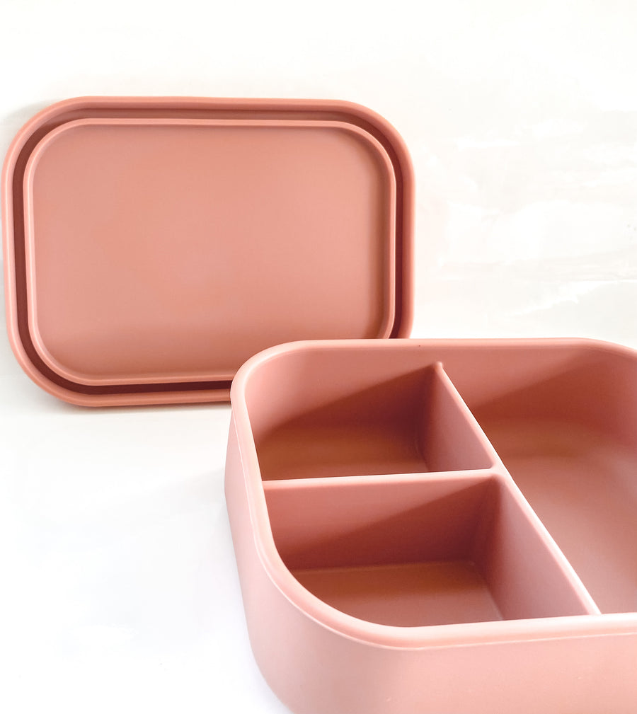 Bento Silicone Meal Box - Peach