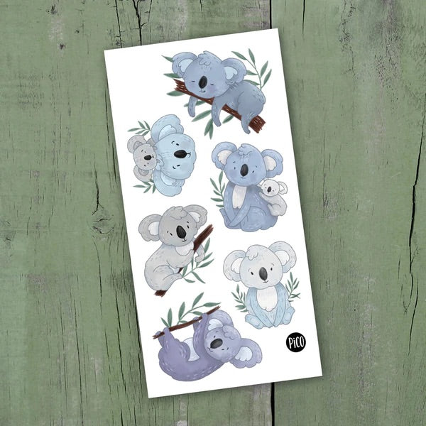 Temporary Tattoos - Lorik the Koala