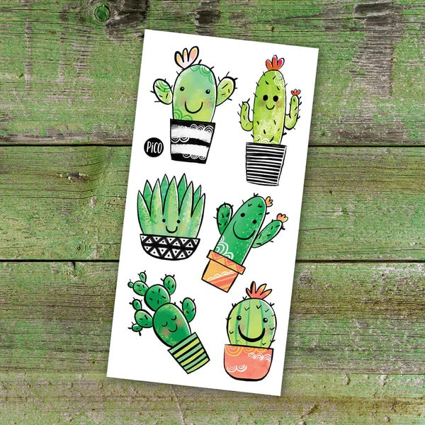 Temporary Tattoos - Cactuses